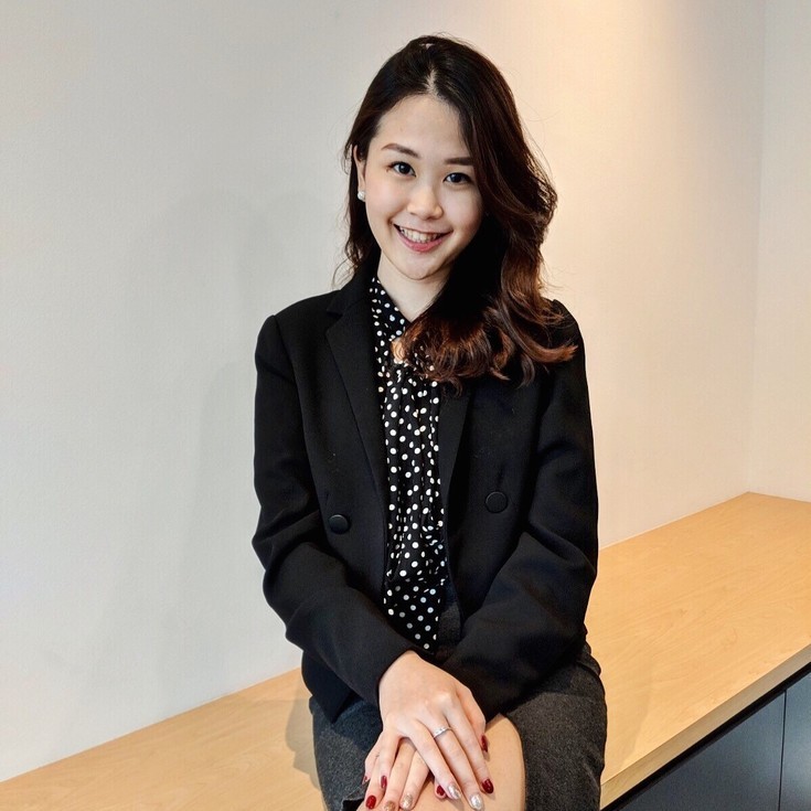 Girl smiling