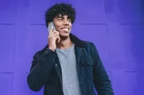 Man on the phone